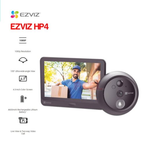 Bộ chuông cửa màn hình không dây EZVIZ HP4