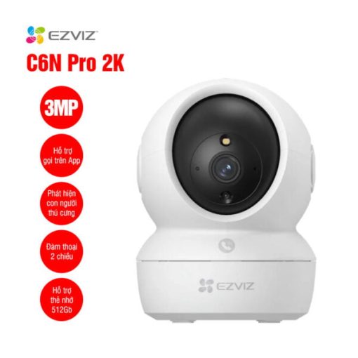 Camera WiFi quay quét EZVIZ H6C Pro 3K 5MP